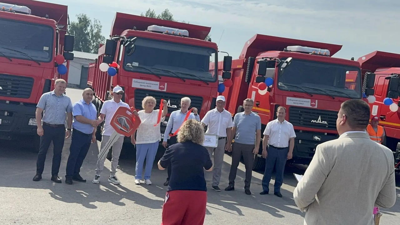 В Алтайском крае стало больше самосвалов МАЗ В Алтайском крае стало больше самосвалов МАЗ